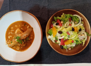 Caso de éxito El Mercado de Onda: Menú del showcooking elaborado por la cocinera Vanessa Bustos